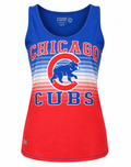 Womens Chicago Cubs Dynamic Tank Top product image 1, provided for visual reference and product detail review