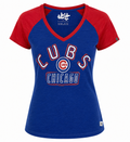 Chicago Cubs Royal Ace T-Shirt by Touch for Women product image 1, provided for visual reference and product detail review