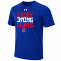 Chicago Cubs Under Armour Heathered Royal Every Inning Counts T-Shirt for Men product image 1, provided for visual reference