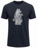 Chicago Cubs 47 Brand MLB Men Cooperstown Scrum Premium Navy T-Shirt product image 1, provided for visual reference and