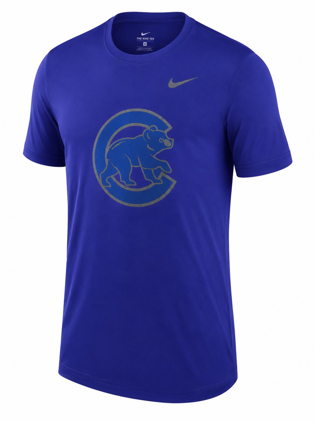 Chicago Cubs Nike Royal Tonal Walking Bear T-Shirt for Men product image 1, provided for visual reference and product detail