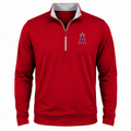 Antigua Men MLB Los Angeles Angels Leader Red Quarter-Zip Pullover product image 1, provided for visual reference and