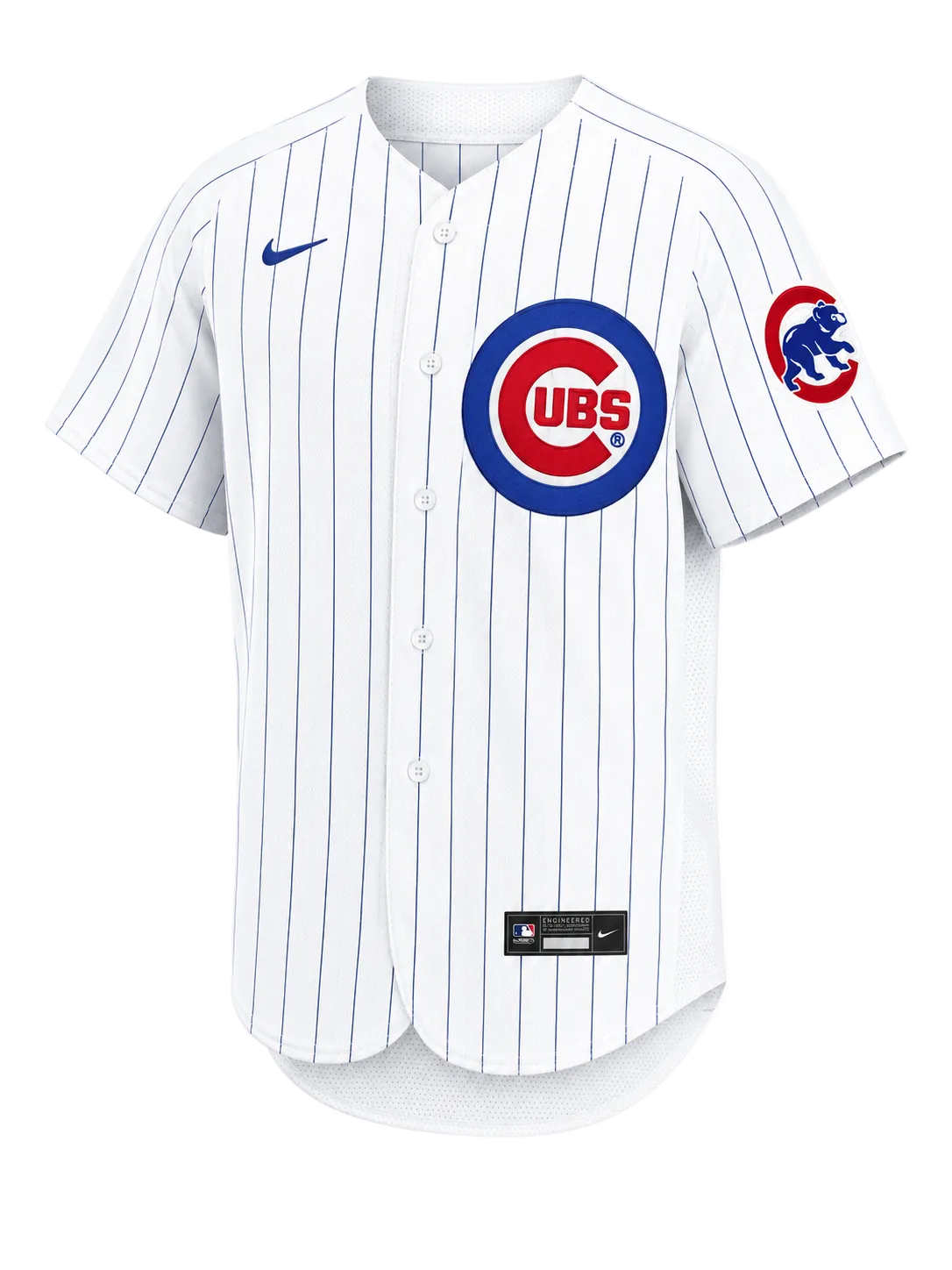 Chicago Cubs Nico Hoerner Nike Home White Authentic Player Jersey for Men product image 2, provided for visual reference and