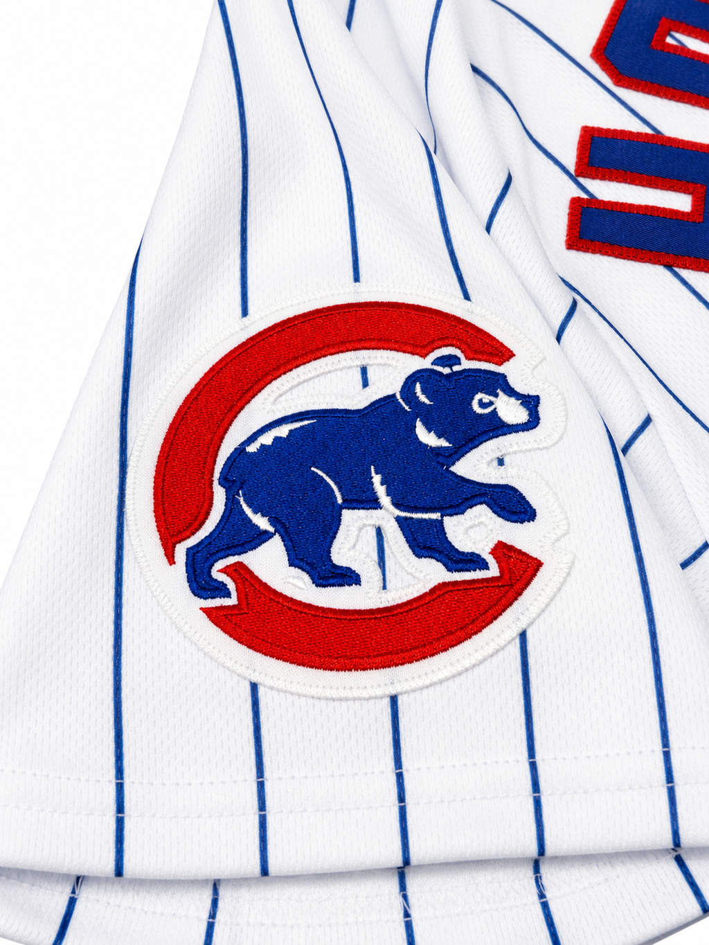 Chicago Cubs Nico Hoerner Nike Home White Authentic Player Jersey for Men product image 3, provided for visual reference and