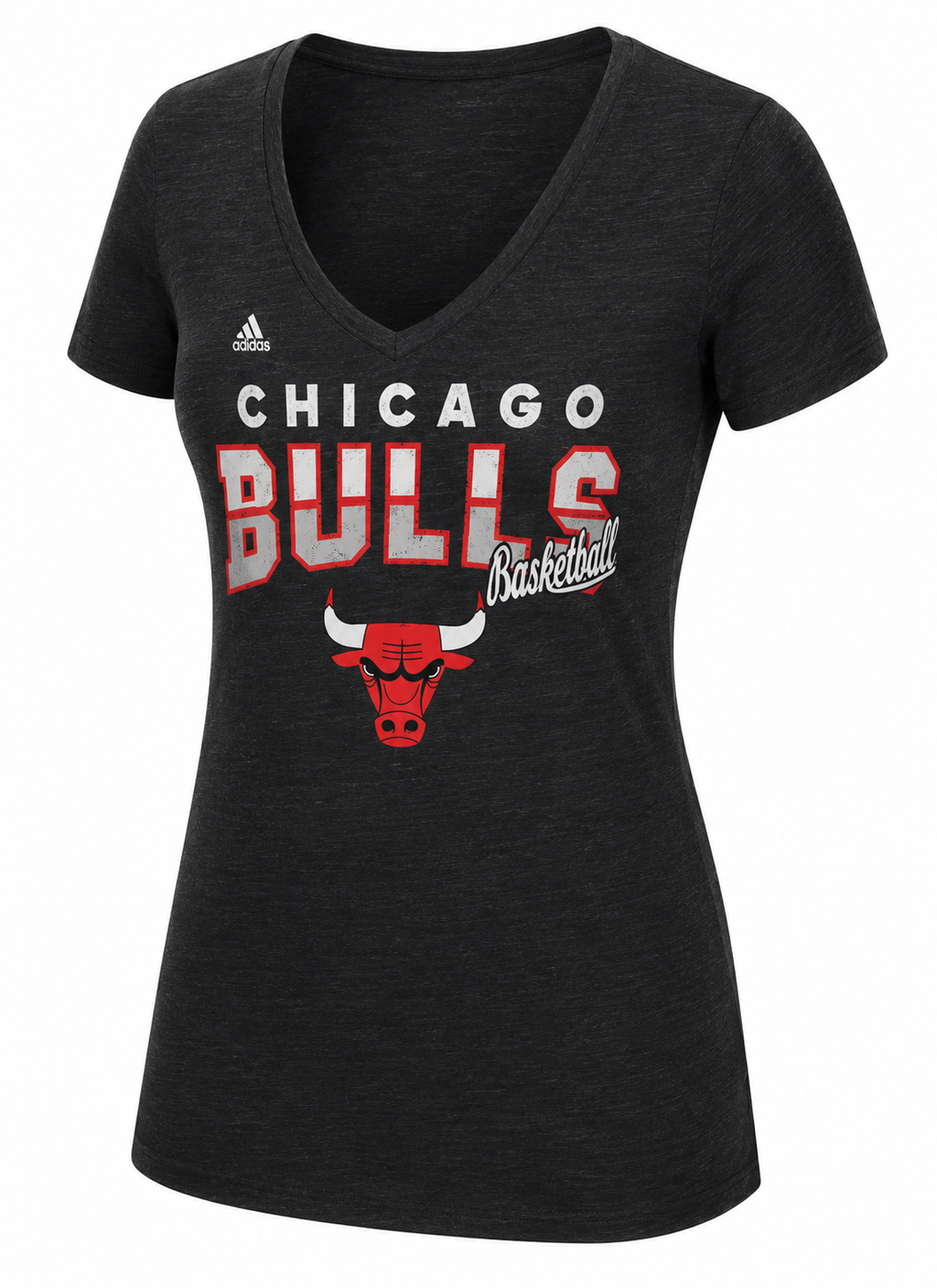 Womens Chicago Bulls Horizon Lines T-Shirt product image 1, provided for visual reference and product detail review
