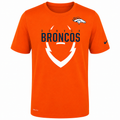 Youth NFL Denver Broncos Nike Dri-Fit Icon Performance T-Shirt- Orange product image 1, provided for visual reference and