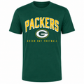 NFL Youth Green Bay Packers Arched Standard Short Sleeve T-Shirt product image 1, provided for visual reference and product