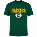 Youth Green bay packers Green Dri- Tek Performance T-Shirt product image 1, provided for visual reference and product detail