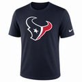 Youth Houston Texans Navy Essential Logo T-Shirt By Nike product image 1, provided for visual reference and product detail