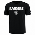 NFL Las Vegas Raiders Nike NFL Men Lockup T-Shirt product image 1, provided for visual reference and product detail review