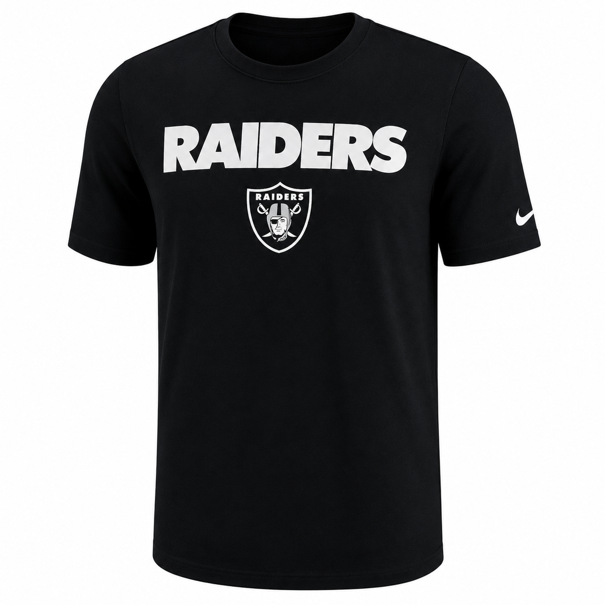 NFL Las Vegas Raiders Nike NFL Men Lockup T-Shirt product image 1, provided for visual reference and product detail review