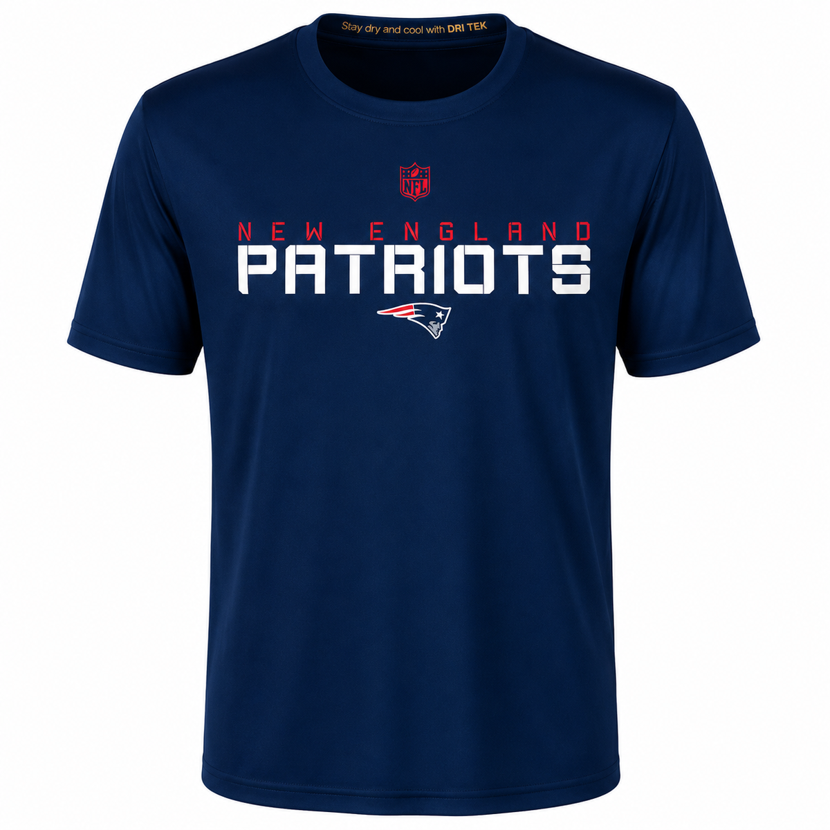 Youth New England Patriots Magna Maximal DRI TEK T-Shirt product image 1, provided for visual reference and product detail