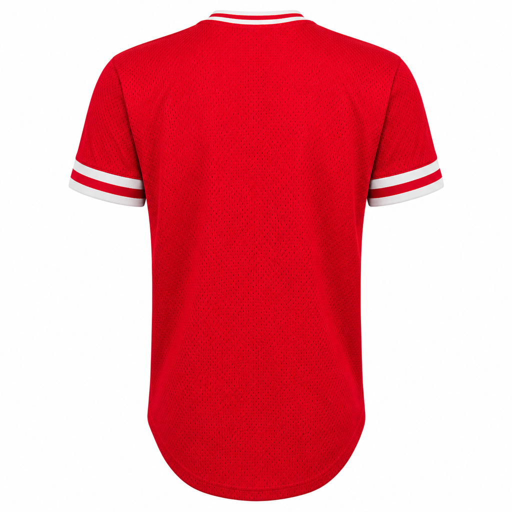 Youth San Francisco 49ers Twill V-Neck Jersey T-Shirt product image 2, provided for visual reference and product detail