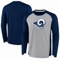 Youth Los Angeles Rams Mainframe Long Sleeve Performance T-Shirt product image 1, provided for visual reference and product