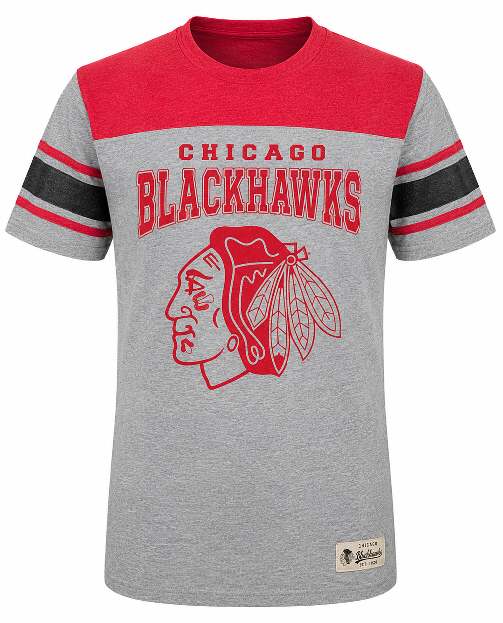 Youth Chicago Blackhawks Heritage Short Sleeve Legacy Collection T-Shirt product image 1, provided for visual reference and