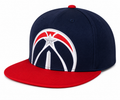 NBA Washington Wizards Mitchell & Ness Cropped XL Logo Adjustable Snapback Hat product image 1, provided for visual