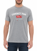 Comiskey Park Brushcraft Est. Flag Short Sleeve T-Shirt-Heather/Gray for Men product image 1, provided for visual reference