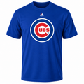 Majestic Chicago Cubs Youth Blue Primary Team Logo T-Shirt product image 1, provided for visual reference and product detail