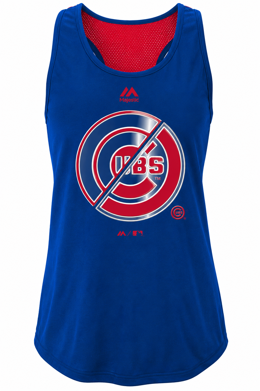 Youth Girls MLB Chicago Cubs Stadium Graphic Tank Top By Majestic product image 1, provided for visual reference and product