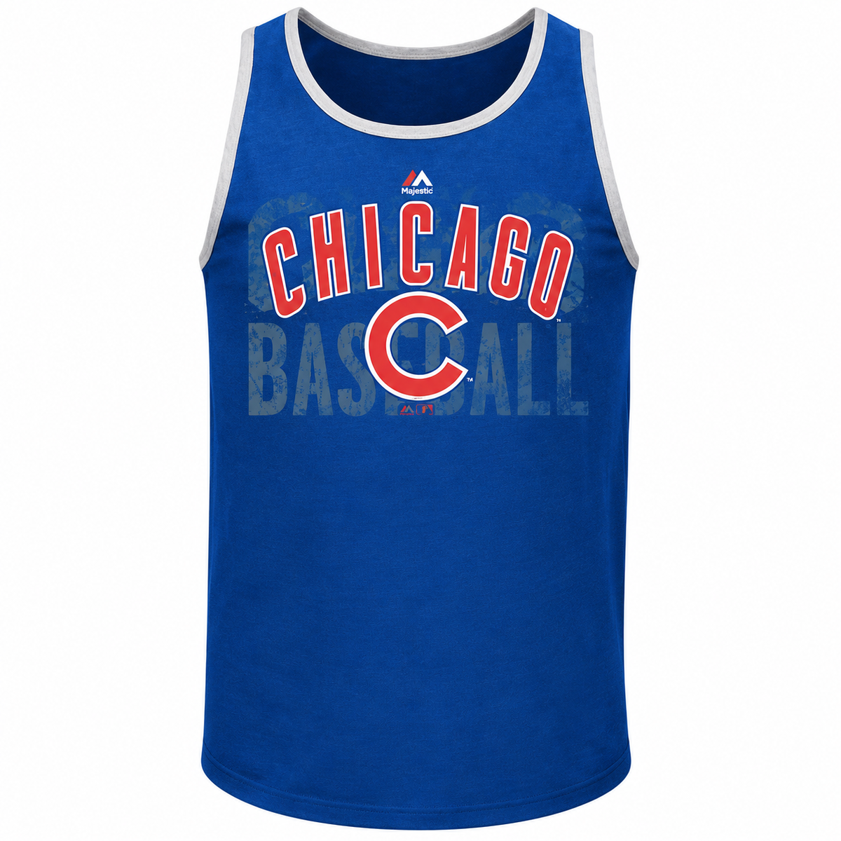 Youth Chicago Cubs Valiant Victory Tank Top product image 1, provided for visual reference and product detail review