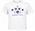 Youth Chicago Cubs White Baseball Club T-Shirt product image 1, provided for visual reference and product detail review