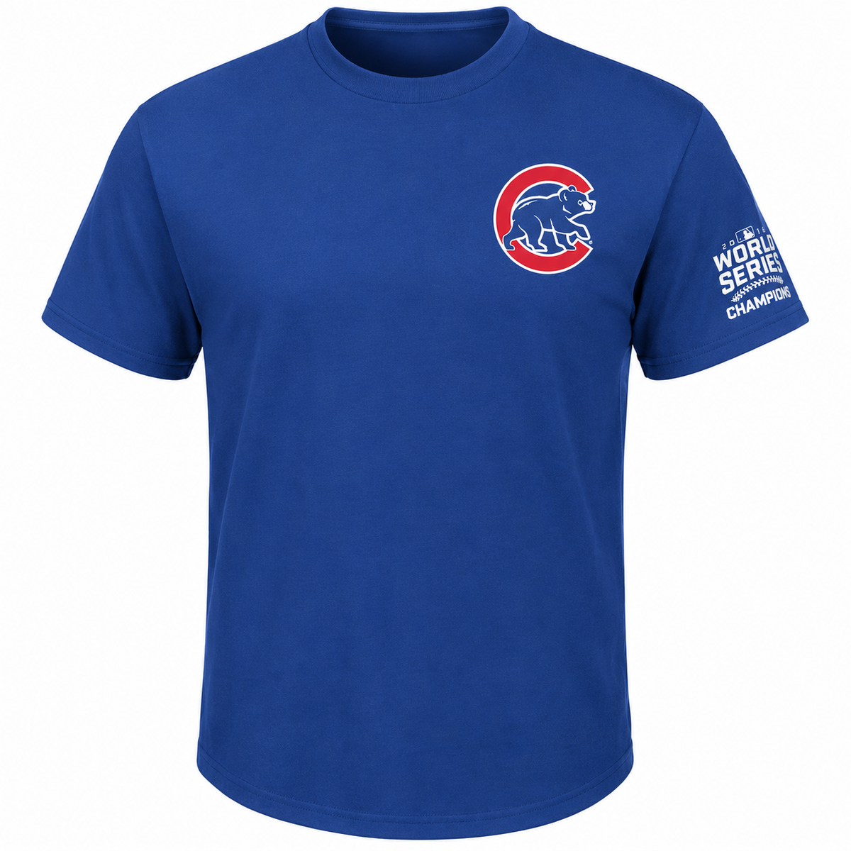 Chicago Cubs Addison Russell 2016 World Series Champions Name & Number T-Shirt for Men product image 3, provided for visual