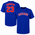 Chicago Cubs Cooperstown Ryne Sandberg Name & Number T-Shirt for Men product image 1, provided for visual reference and