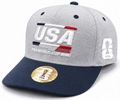 Team USA 2026 FIFA World Cup 2 Tone Gray/Navy Snapback Adjustable Hat product image 1, provided for visual reference and