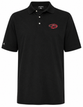 Arizona Diamondbacks Black Pique Extra Light Polo Shirt product image 1, provided for visual reference and product detail