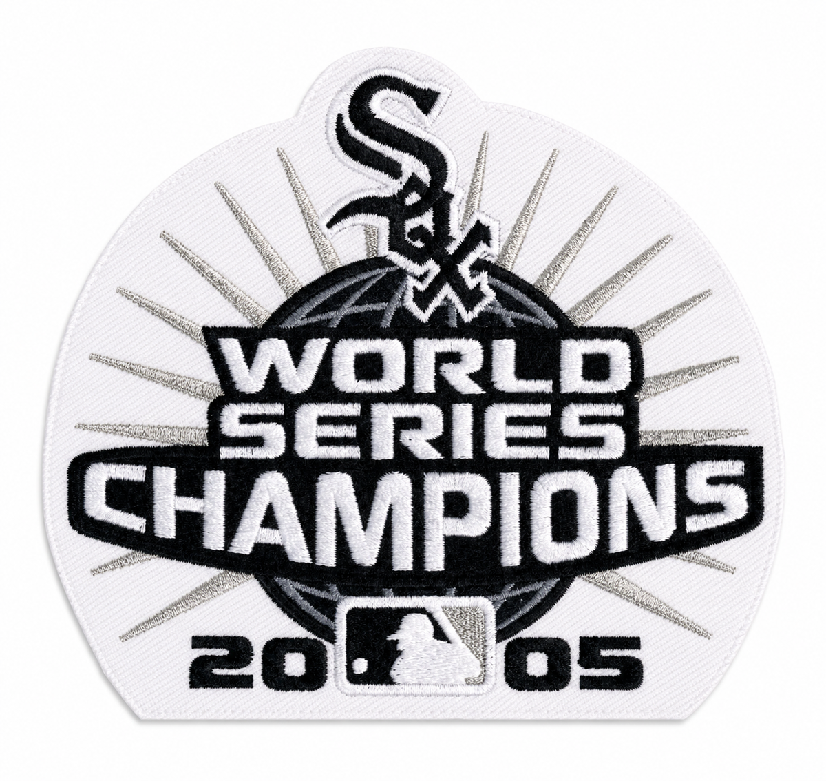 Chicago White Sox 2005 World Series Champions Sleeve Patch product image 1, provided for visual reference and product detail