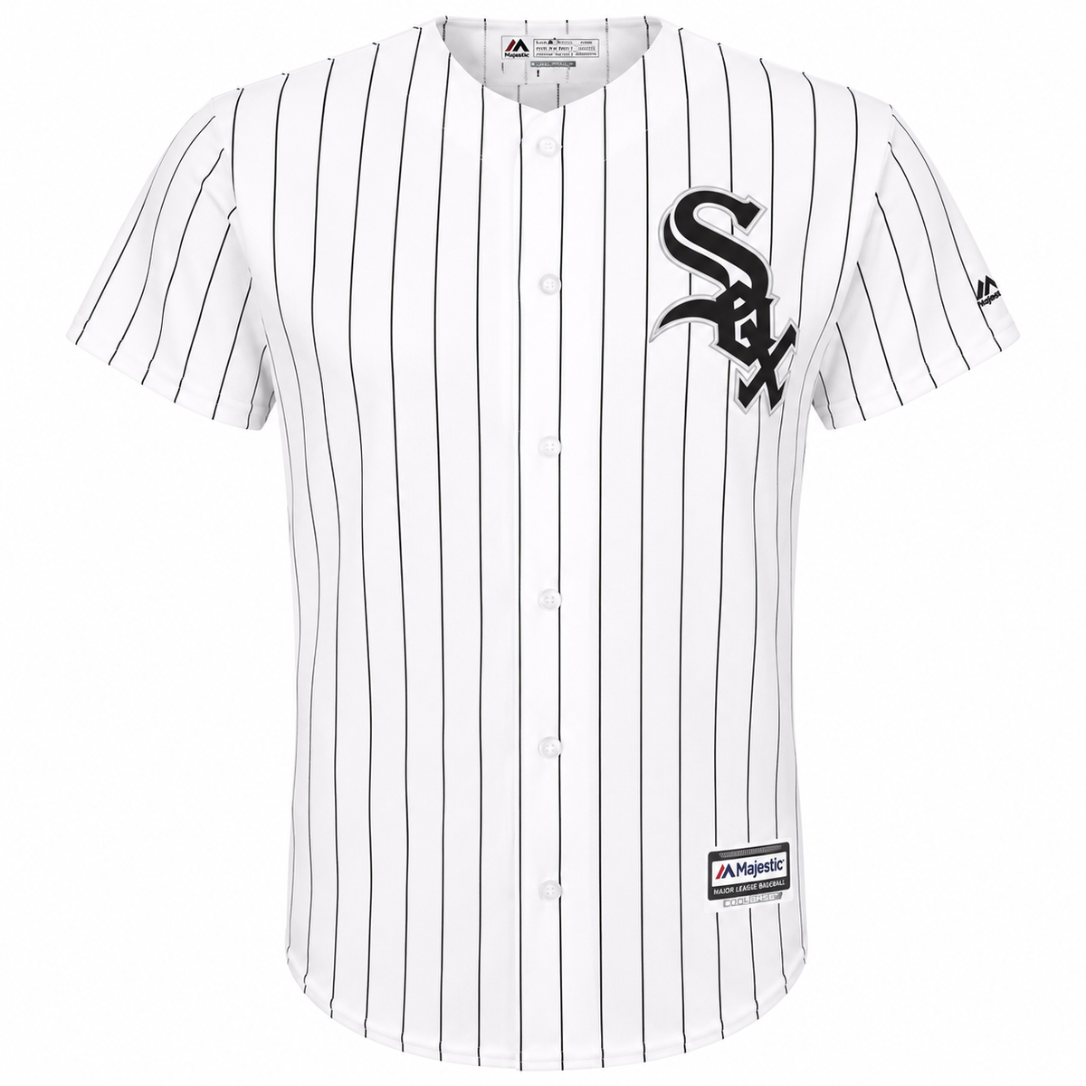 Youth Eloy Jimenez Chicago White Sox Majestic White Home Cool Base Replica Jersey product image 2, provided for visual