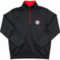 Texas Rangers Antigua Navy Leader Quarter-Zip Pullover Jacket for Men product image 1, provided for visual reference and