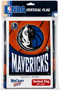 Dallas Mavericks Team Logo Vertical Flag product image 1, provided for visual reference and product detail review