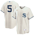 NIKE Men Chicago White Sox Munetaka Murakami #5 Field of Dreams Cream Cooperstown Collection Replica Jersey product image 1,