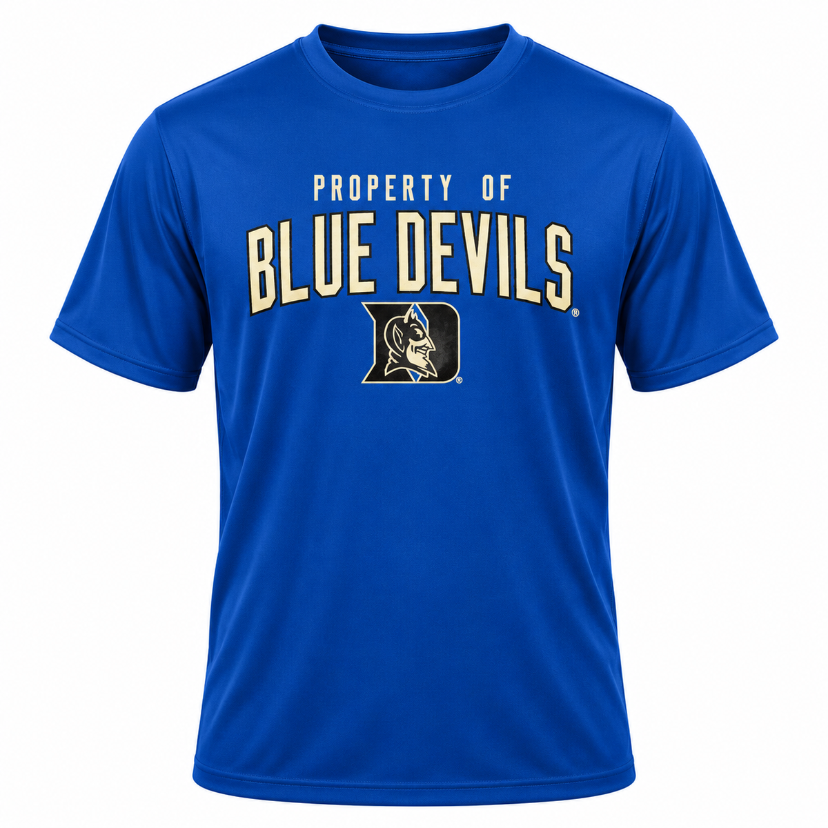 Youth Duke Blue Devils Royal Blue Heisman Collection Property Of T-Shirt product image 1, provided for visual reference and