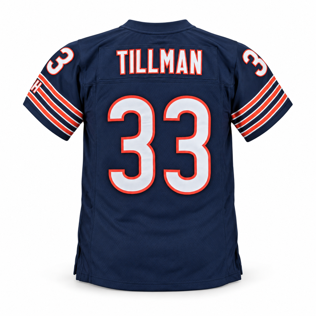 Charles "Peanut" Tillman Chicago Bears Navy Mitchell & Ness 2006 Legacy Replica Jersey for Men product image 1, provided for