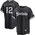 Youth Colson Montgomery Chicago White Sox Nike Black City Connect Replica Jersey product image 1, provided for visual