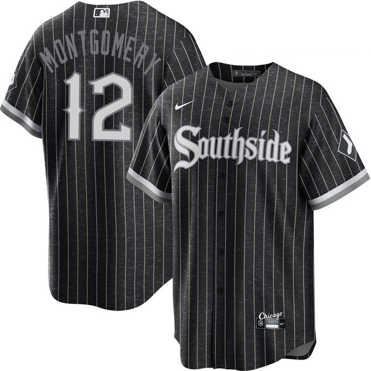 Colson Montgomery Chicago White Sox NIKE City Connect Replica Black Southside Jersey for Men product image 1, provided for