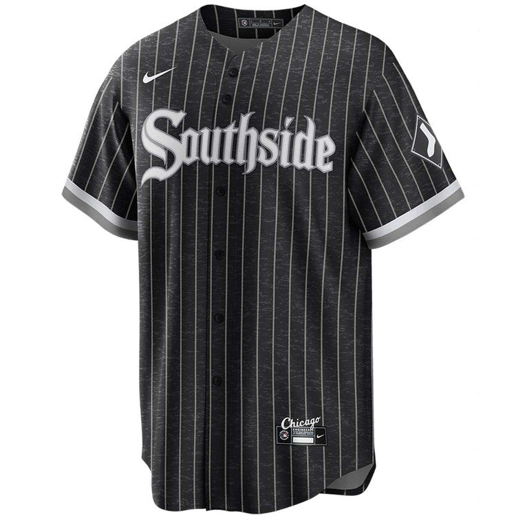 Youth Colson Montgomery Chicago White Sox Nike Black City Connect Replica Jersey product image 3, provided for visual