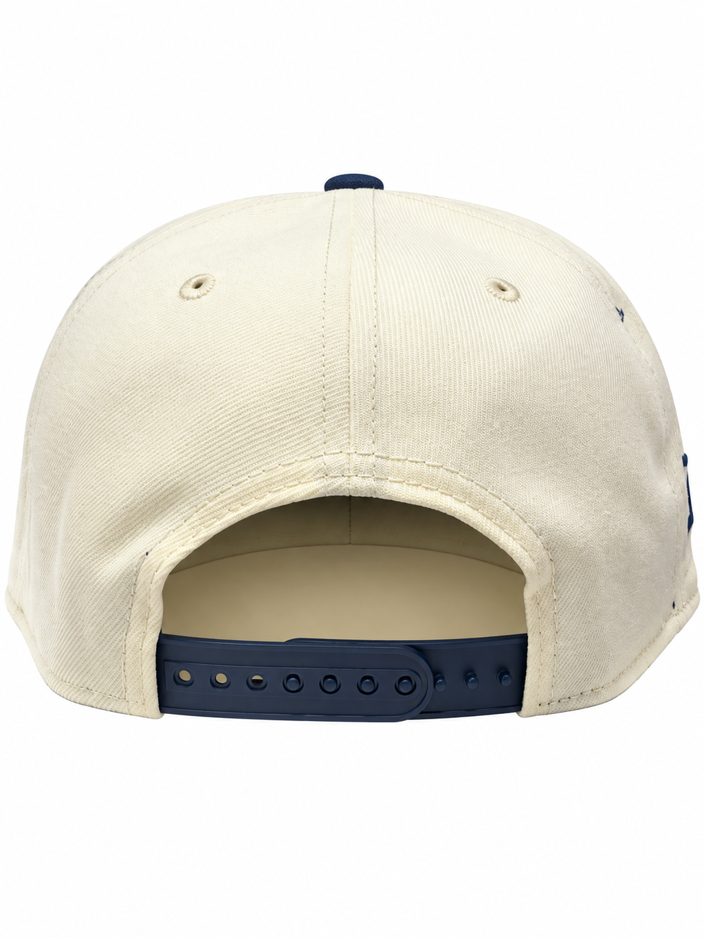 Chicago Bears New Era Cream/Navy Primary Logo 9FIFTY Snapback Hat for Men product image 3, provided for visual reference and