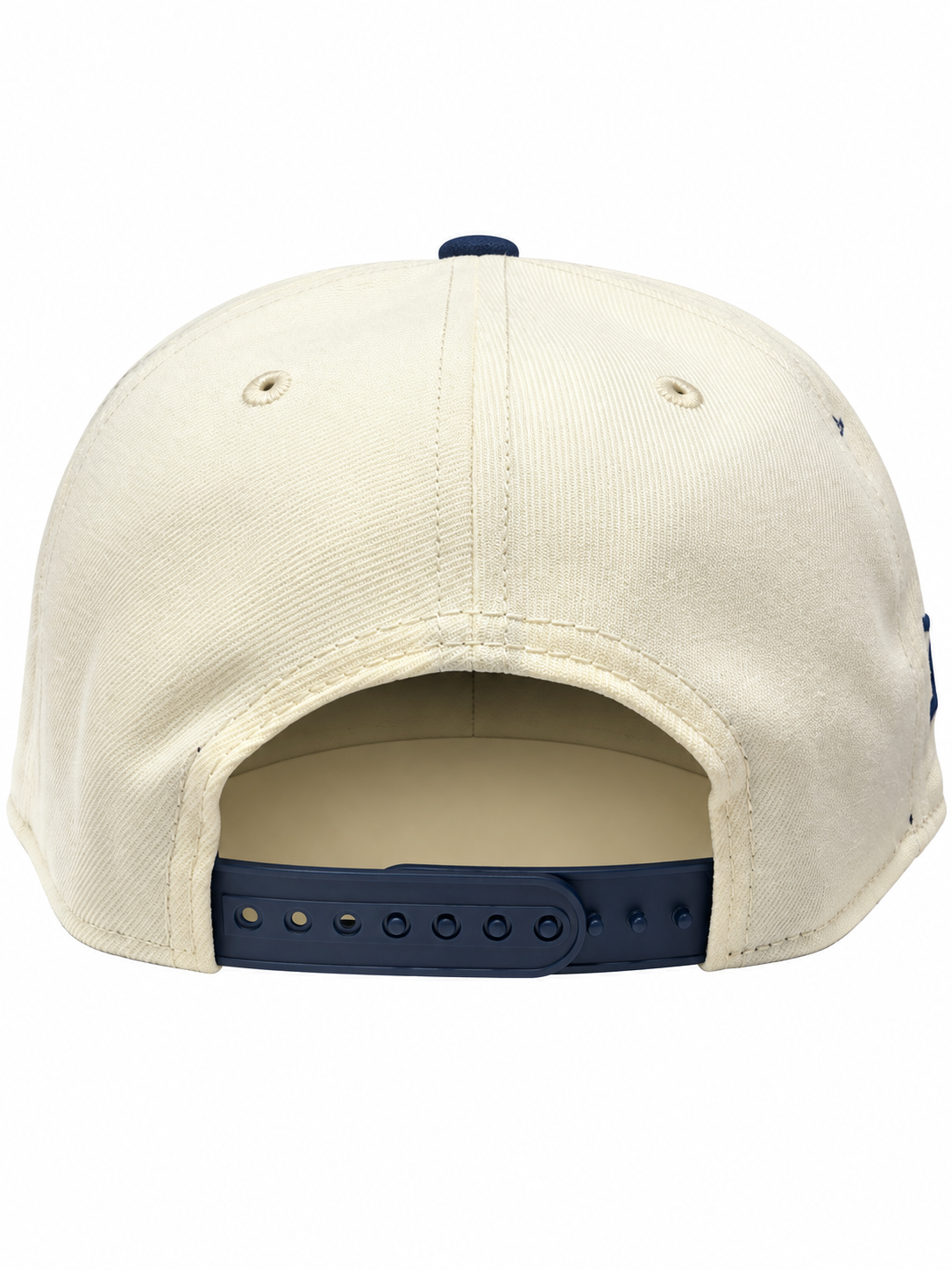 Chicago Bears New Era Cream/Navy Primary Logo 9FIFTY Snapback Hat for Men product image 3, provided for visual reference and