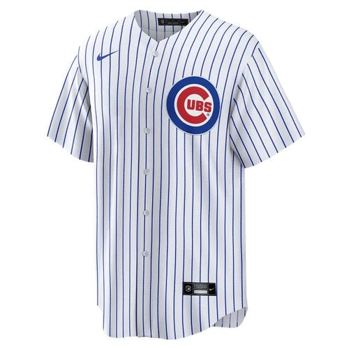 Chicago Cubs Nike White Home Blank Replica Jersey for Men product image 2, provided for visual reference and product detail