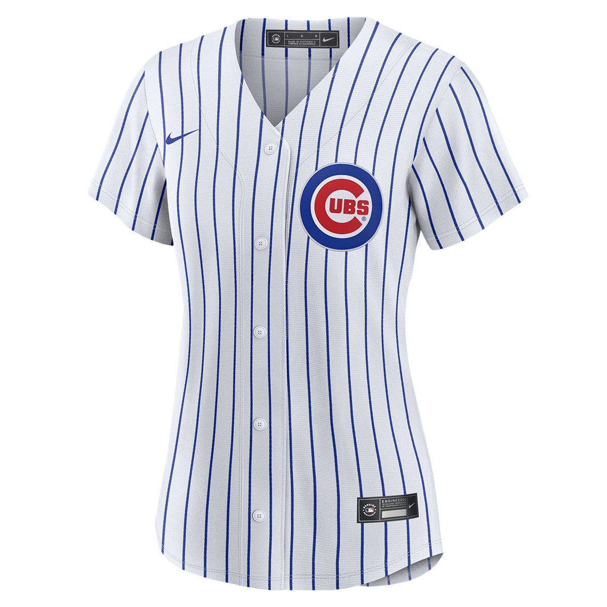 Chicago Cubs Nike White Home Replica Team Jersey for Women product image 2, provided for visual reference and product detail