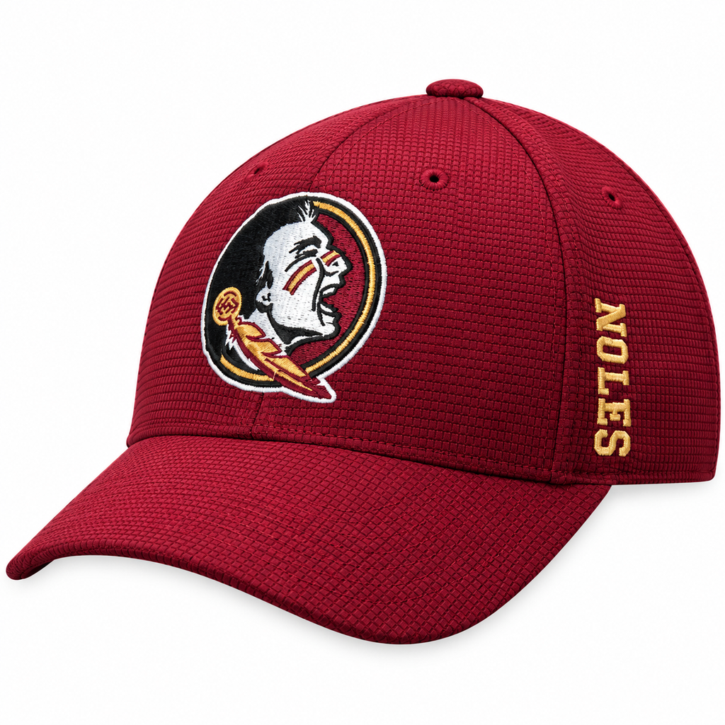 Florida State Seminoles NCAA Top of the World "Booster Plus" Memory Fit Flex Hat product image 1, provided for visual