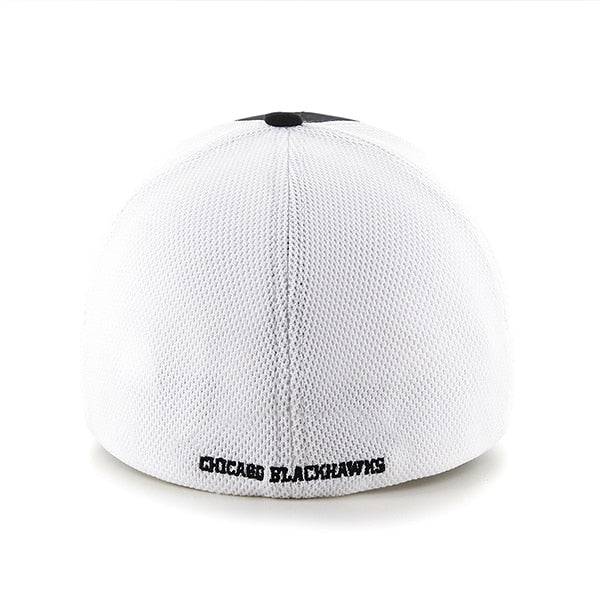 Chicago Blackhawks Draft Day Closer Black 47 Brand Stretch Fit Hat product image 2, provided for visual reference and