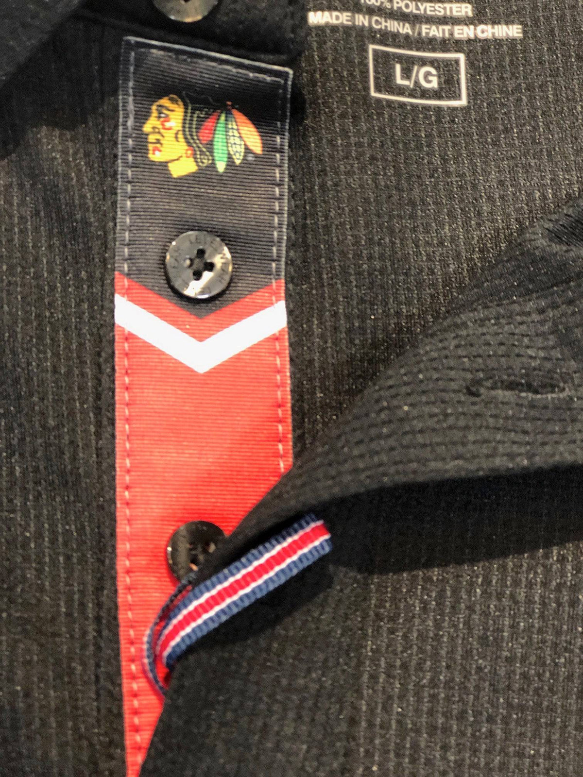 Chicago Blackhawks Surface Polo By Levelwear product image 3, provided for visual reference and product detail review