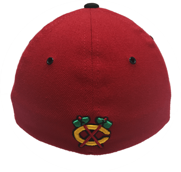 Mens NHL Chicago Blackhawks Pulsar Flex Fit Hat By Zephyr product image 2, provided for visual reference and product detail