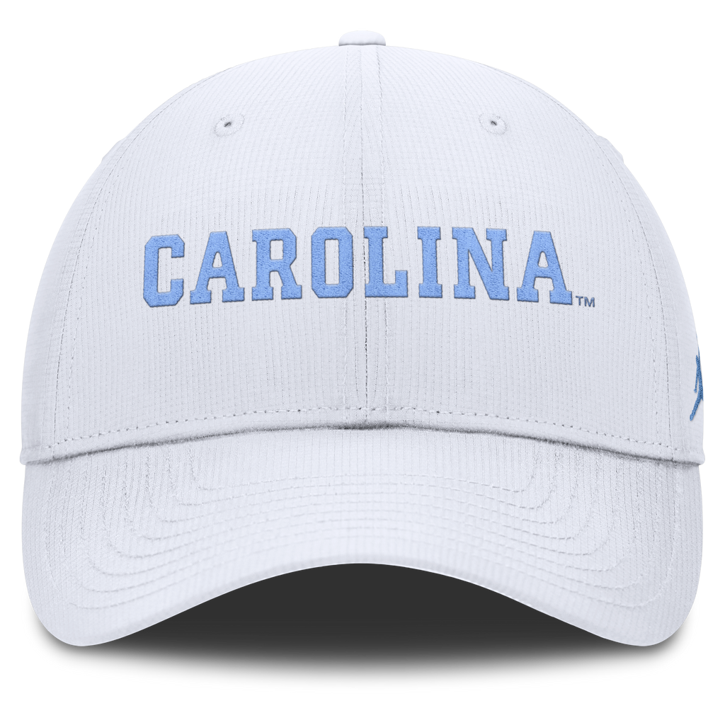 North Carolina Tar Heels Jumpman White Club Adjustable Hat product image 2, provided for visual reference and product detail