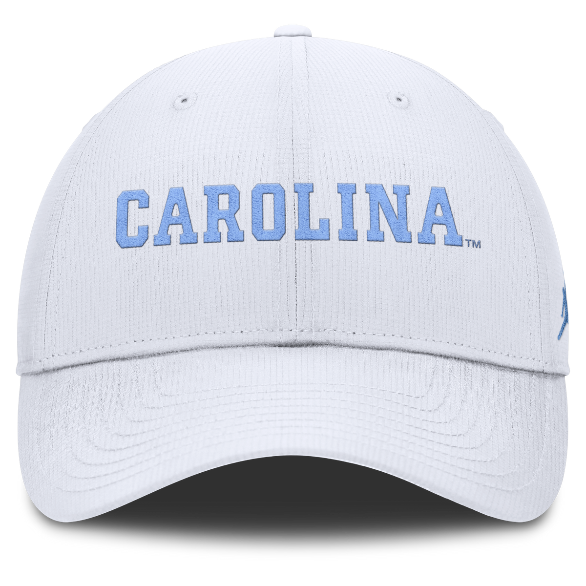 North Carolina Tar Heels Jumpman White Club Adjustable Hat product image 2, provided for visual reference and product detail