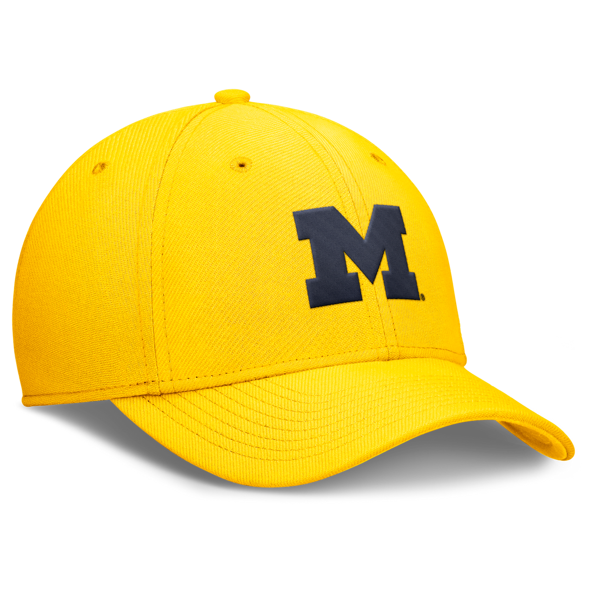 Michigan Wolverines Jordan Brand Rise Primetime Flex Hat-Gold product image 3, provided for visual reference and product